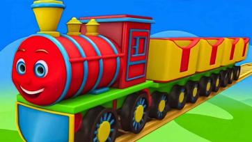 Happy Red Train Surprise Egg Adventure for Kids