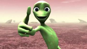 Friendly Green Alien Says Hello - Fun Space Adventure Story for Kids